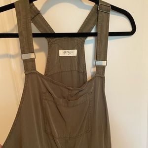 Army green overalls